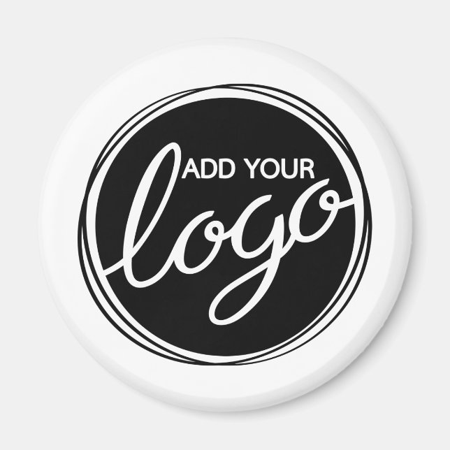 Imán Logotipo comercial de personalizado (Frente)