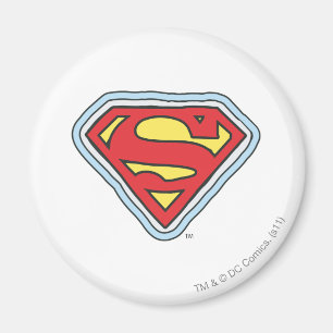Imán Logotipo cómico de Supergirl