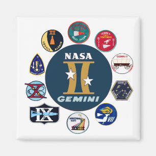 Imán Logotipo conmemorativo de los géminis