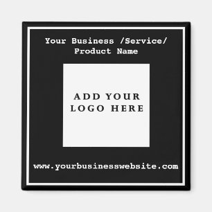 Imán Logotipo Corporativo Empresarial Minimalista Promo