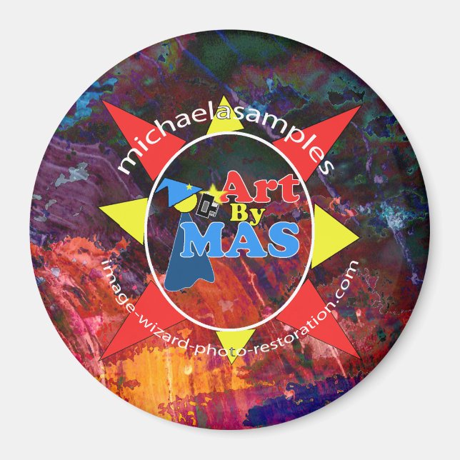 Imán Logotipo de Art By MAS (Frente)