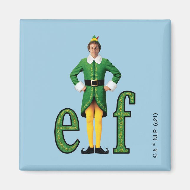 Imán Logotipo de Buddy the Elf Movie (Frente)