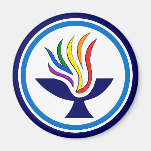 Imán Logotipo de cáliz de inflamación TVUUC