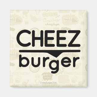 Imán Logotipo de Cheezburger (negro)