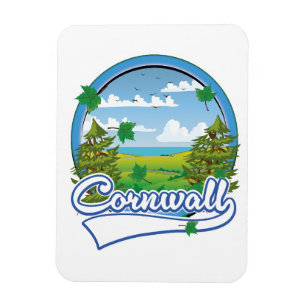 Imán logotipo de Cornwall Travel