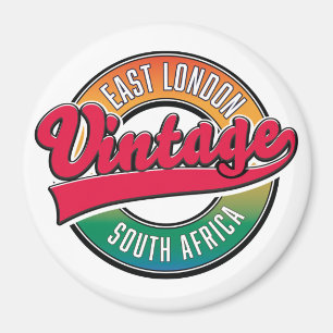 Imán logotipo de East London Sudáfrica