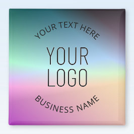 Imán Logotipo de envío | Colores de degradado cambiante