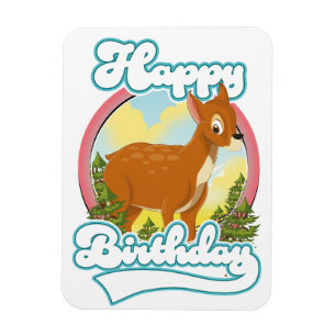 Imán Logotipo de Feliz Cumpleaños
