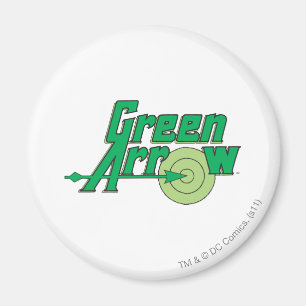 Imán Logotipo de flecha verde