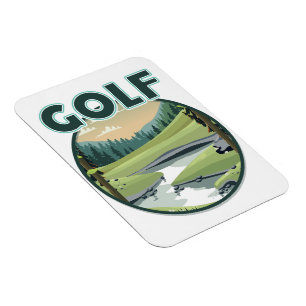 Imán logotipo de Golf Sports