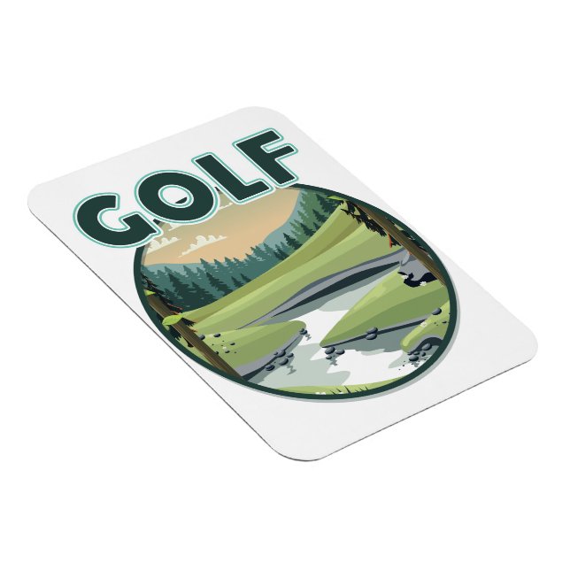 Imán logotipo de Golf Sports (Lado Derecho)
