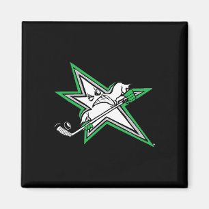Imán Logotipo de Hockey Lone Star Mascota de jugador de
