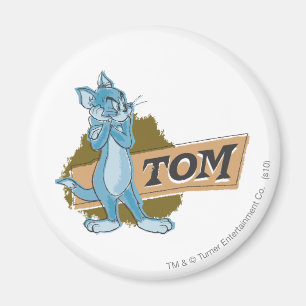 Imán Logotipo de la actitud de Tom