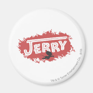 Imán Logotipo de la silueta de Jerry