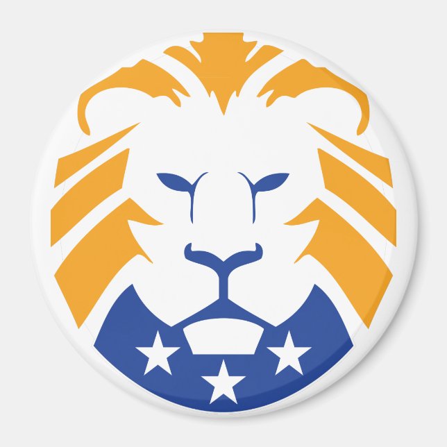 Imán Logotipo de león TRUMP (Frente)