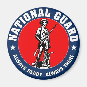 Imán Logotipo de los militares del Guardia Nacional del