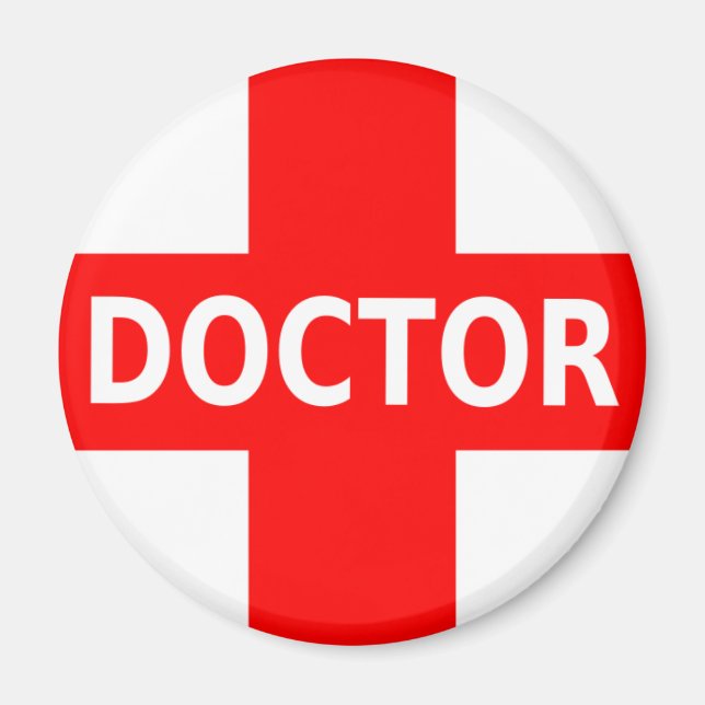 Imán Logotipo de médico (Frente)