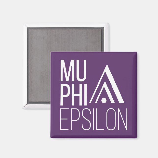 Imán Logotipo de Mu Phi Epsilon (Anverso/Reverso)