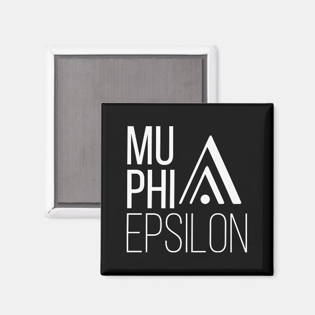 Imán Logotipo de Mu Phi Epsilon (Anverso/Reverso)
