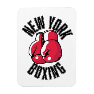 Imán logotipo de New York Boxing