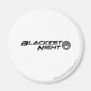 Imán Logotipo de noche negra