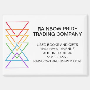 Imán Logotipo de Orgullo Gay de la Compañía del Triángu