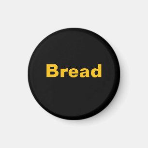 Imán Logotipo de pan de comida