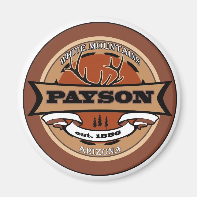 Imán Logotipo de Payson (Frente)