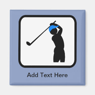 Imán Logotipo de personalizable Golfer