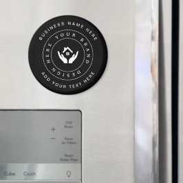 Imán Logotipo de Personalizado Minimalista simple y pro