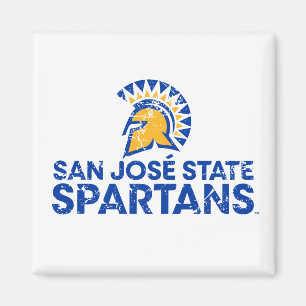 Imán Logotipo de Spartans de San Jose State con efecto