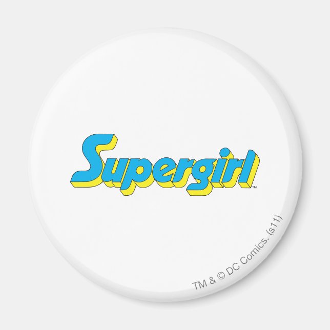 Imán Logotipo de superchica (Frente)