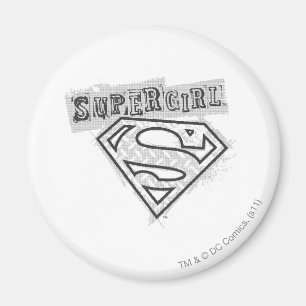 Imán Logotipo de superchica 1