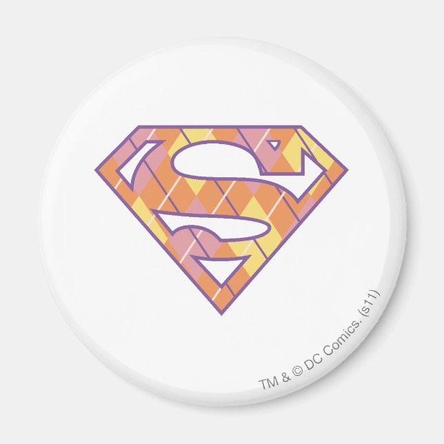 Imán Logotipo de Supergirl Argyle (Frente)