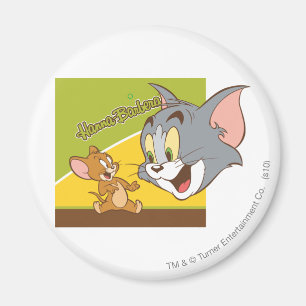 Imán Logotipo de Tom y Jerry Hanna Barbera