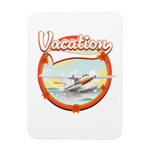 Imán logotipo de vacaciones