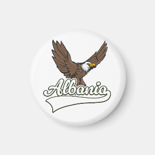 Imán logotipo de viaje a Albania