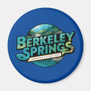 Imán Logotipo de viaje de ilustración de Berkeley Sprin