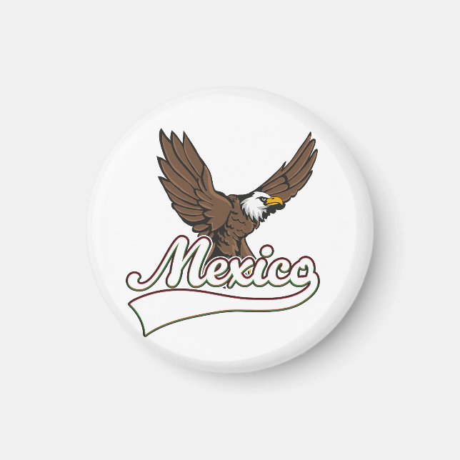 Imán logotipo de Viajes México (Frente)