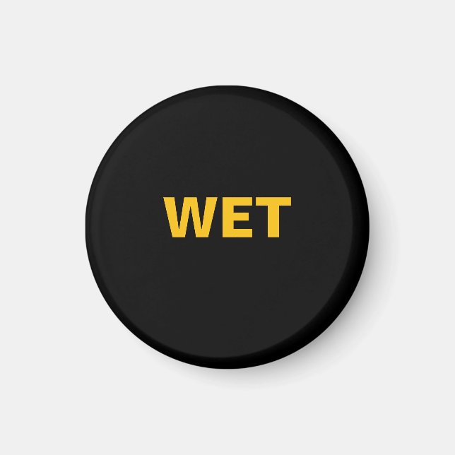 Imán Logotipo de WET (Frente)