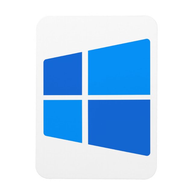 Imán logotipo de Windows 11 (Vertical)