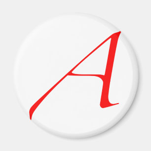 Imán Logotipo del ateo "A"
