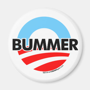 Imán Logotipo del Bummer de Obama O