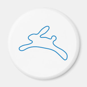 Imán Logotipo del conejito del freenet