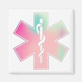 Imán Logotipo del EMS - "Vela de algodón"