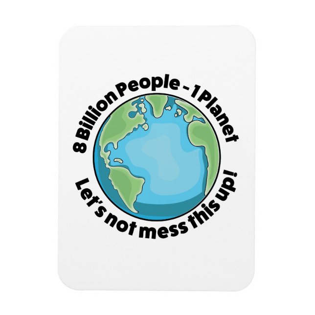 Imán Logotipo del medio ambiente (Vertical)