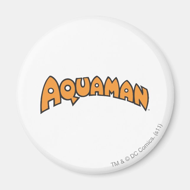 Imán Logotipo del Naranja Aquaman (Frente)
