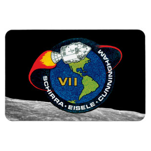 Imán Logotipo del parche de la misión de la NASA Apolo