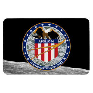 Imán Logotipo del parche de la misión de la NASA Apolo