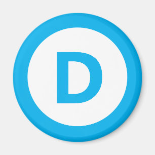 Imán logotipo del partido demócrata